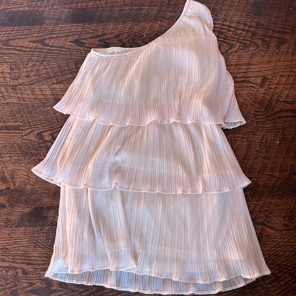 ZESICA Women's 2023 Boho Summer One Shoulder Sleeveless Ruffle Tiered Dress - Picture 2 of 3